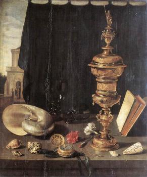 彼得 尅萊玆 Still Life with Great Golden Goblet